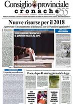 Consiglio provinciale cronache n. 255 - agosto 2018