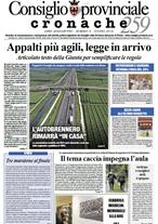 Consiglio provinciale cronache n. 259 - maggio 2019