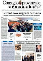 Consiglio provinciale cronache n. 258 - aprile 2019